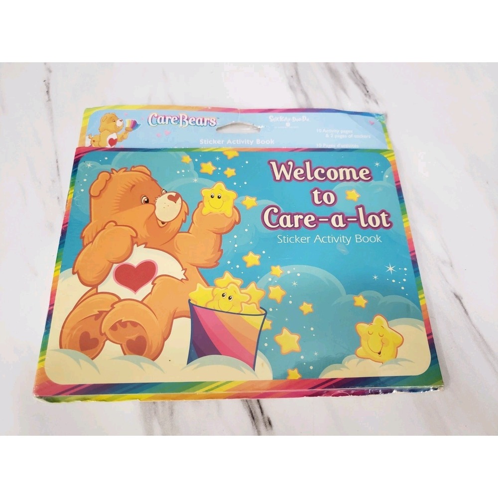 NEW SEALED Vintage Sticker Book CARE BEARS American Greetingsβ STickety Do Dah